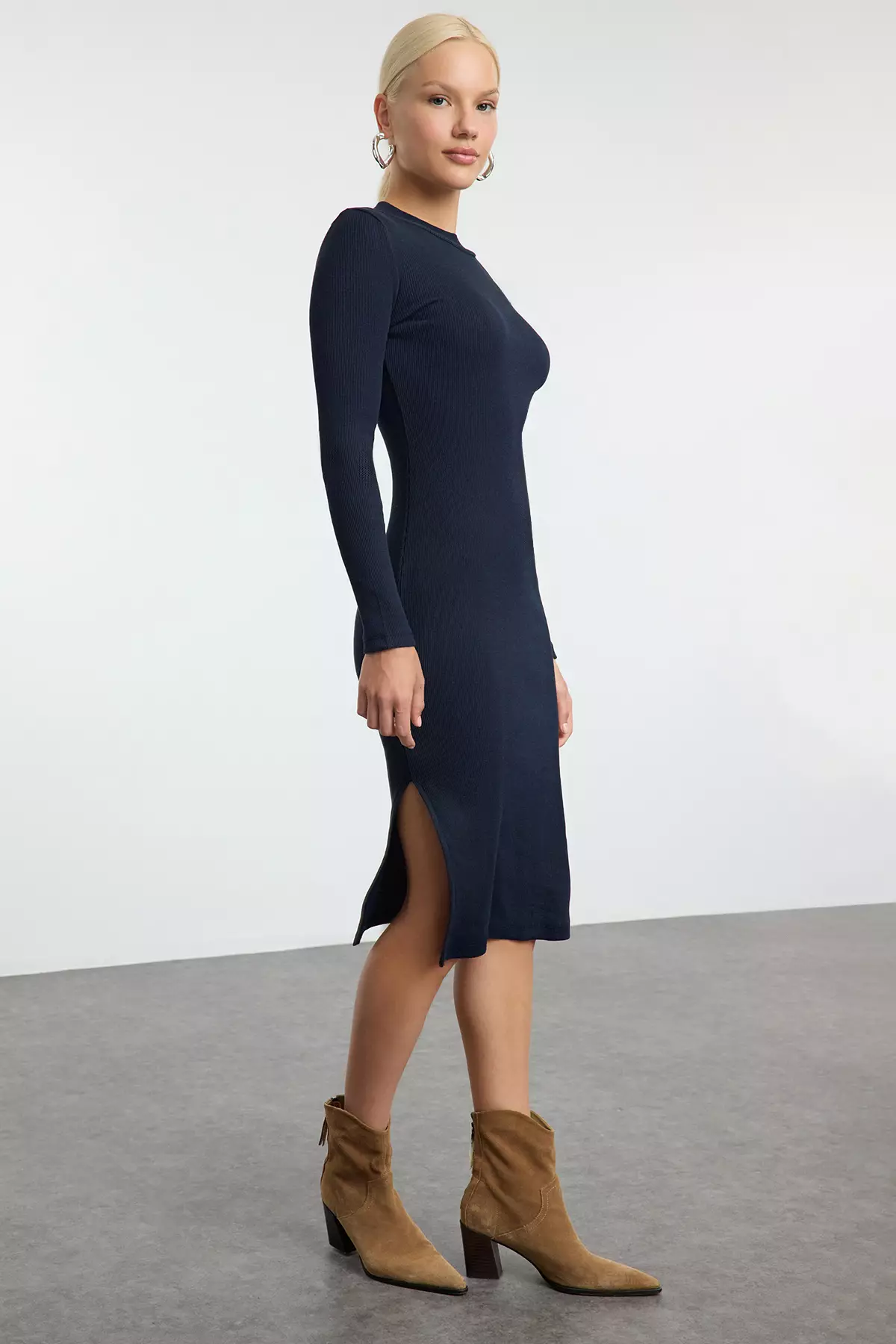 Knit Midi Dress