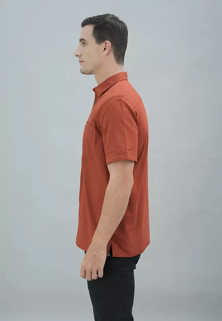 LGS - Lucas Collection - Kemeja Casual Pria Regular Fit - Katun - Lengan Pendek - CSH.271.S1097