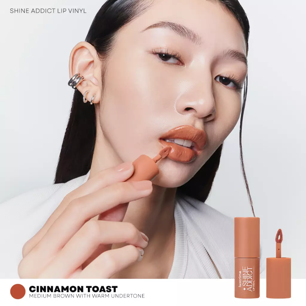Luxcrime Shine Addict Lip Vinyl - Cinnamon Toast