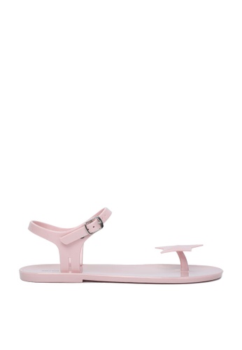 Milliot & Co. pink Shaelyn Rounded Toe Sandals 1BCB7SHE36E82BGS_1