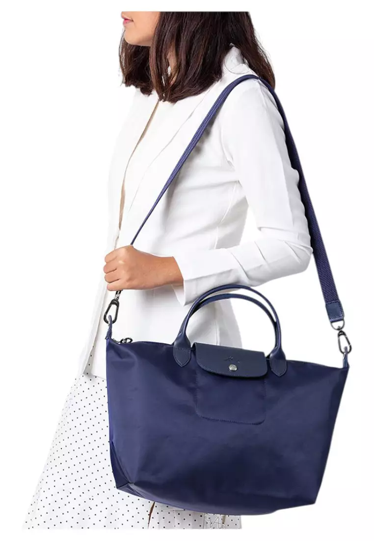 LONGCHAMP Le Pliage Neo Medium Top Handle Handbag - Navy 2026