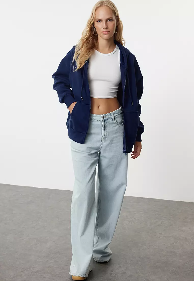 Oversized Zip Hoodie