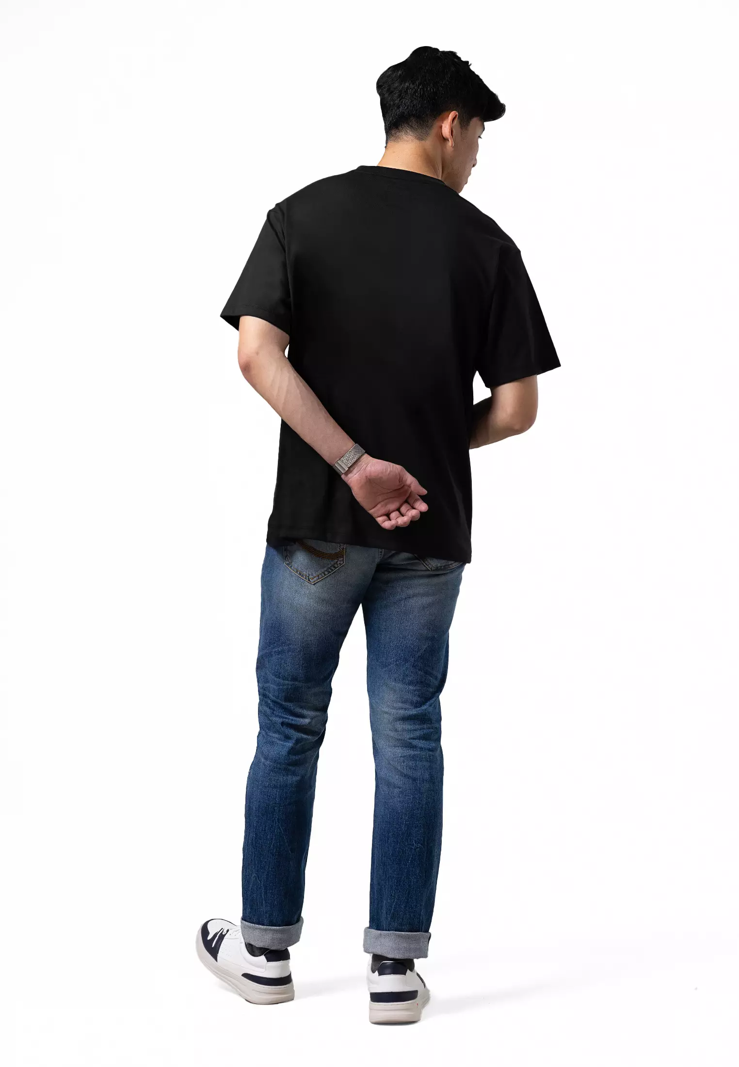 MANZONE Kaos Lengan Pendek Pria MZT-ID-BHINNEKA - BLACK