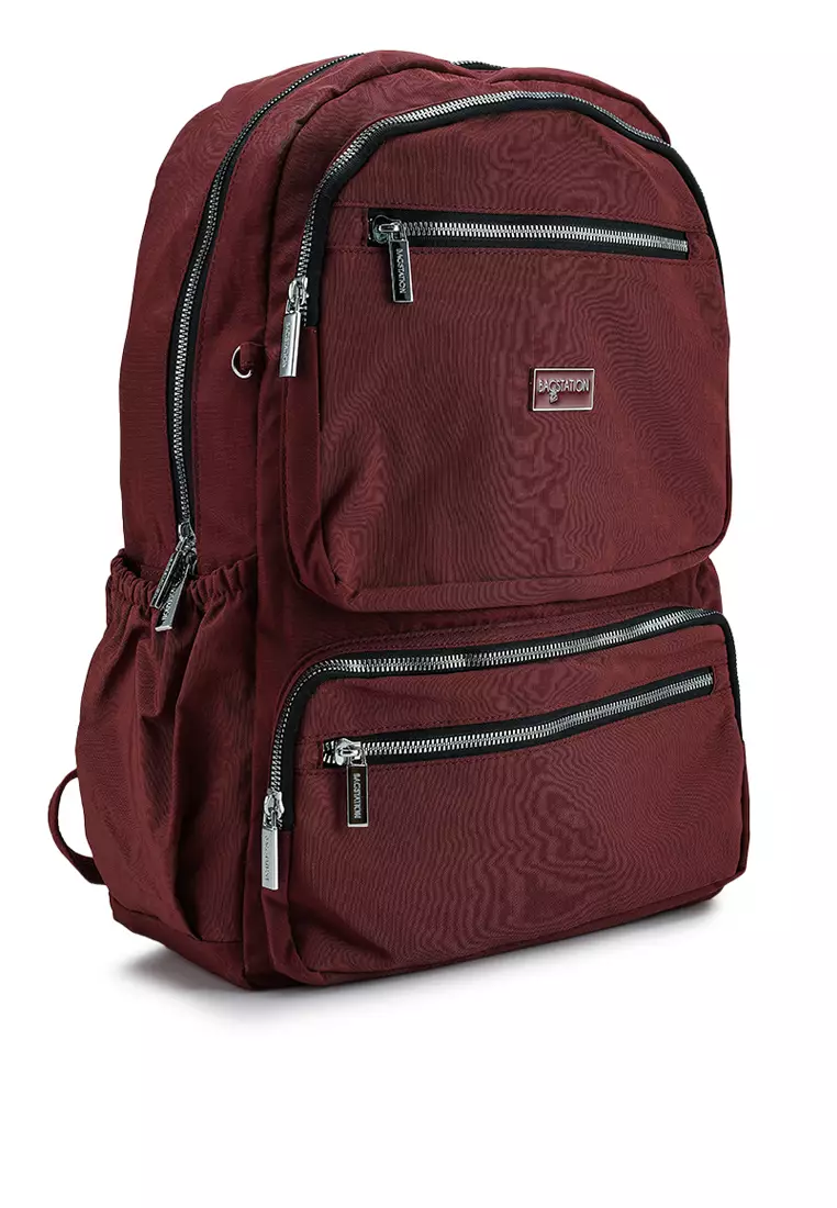 Metallic Series Crinkle Nylon Backpack