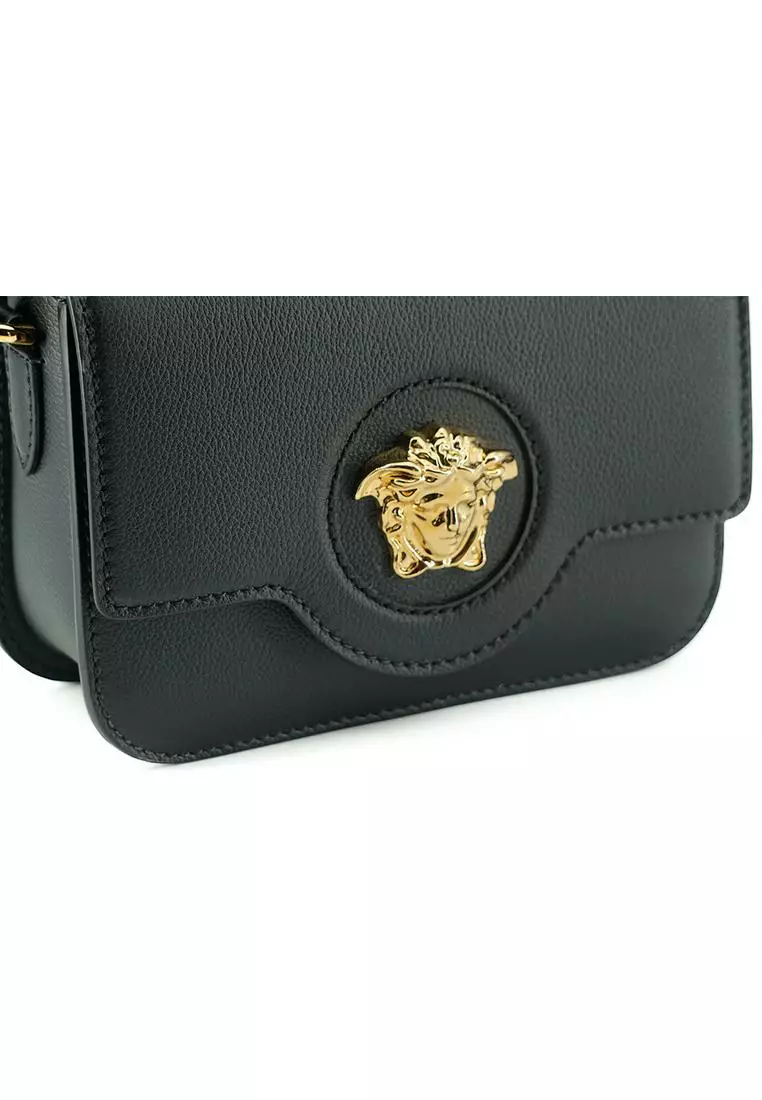 Versace leather crossbody bag clearance