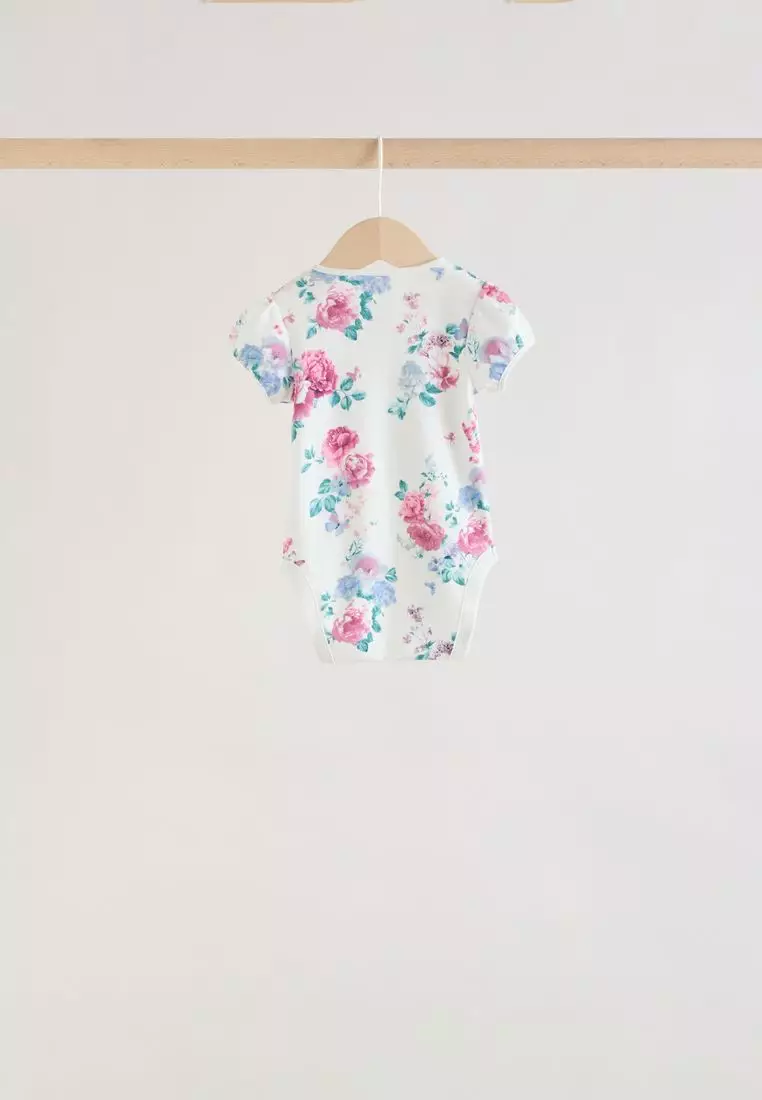Baby Short Sleeve Bodysuits 5 Pack