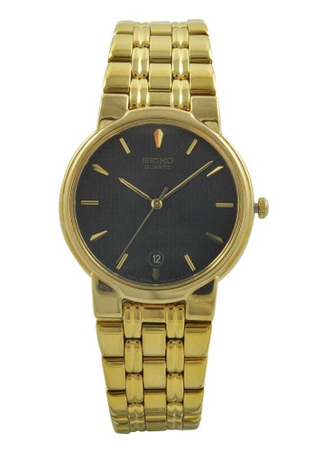 Jual Seiko Seiko Jam Tangan Pria Gold Black Stainless Steel