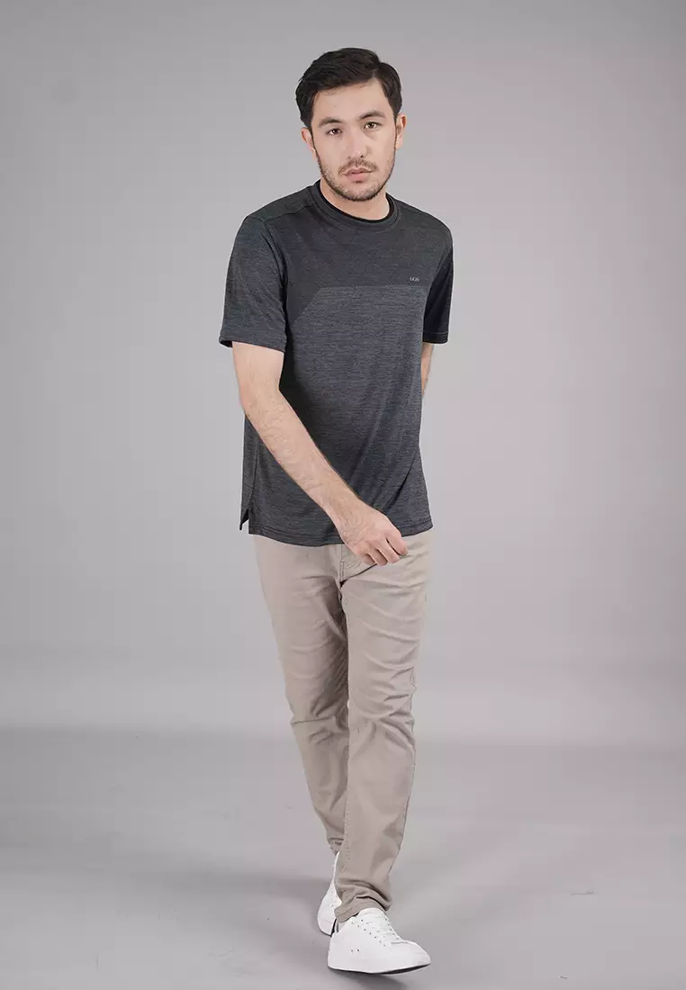 LGS - Kaos Olahraga Quick Dry - Regular Fit - Warna Variasi - Running - Tenis - Basket - Katun Nyaman