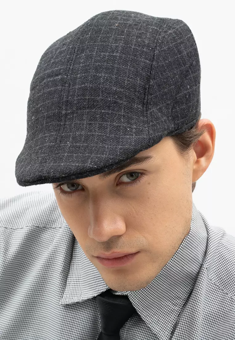 Topi Fedora Hat Painter Black List Square