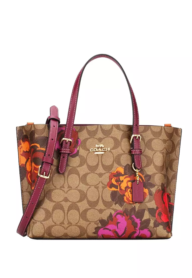 Coach purse floral print new arrivals
