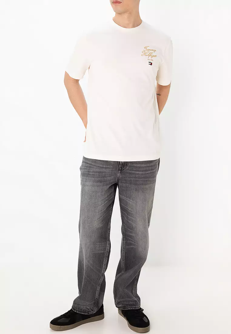 Script Hilfiger Stack Tee - Tommy Mainline