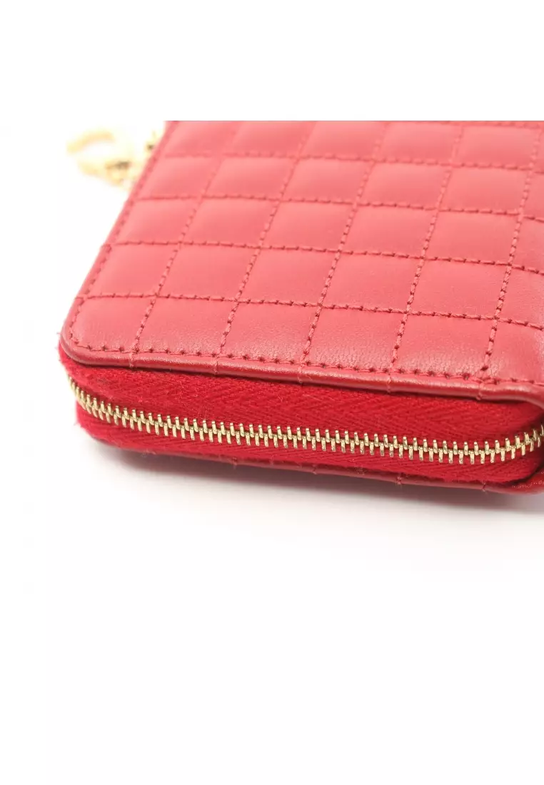 Celine sale wallet red