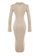 Trendyol beige Sweater Knitted Dress E6886AA45C9122GS_7