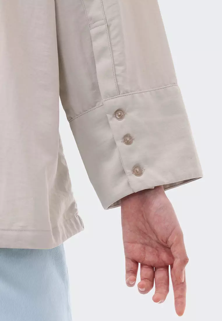 Ria Miranda Cloud Grey Damma Top