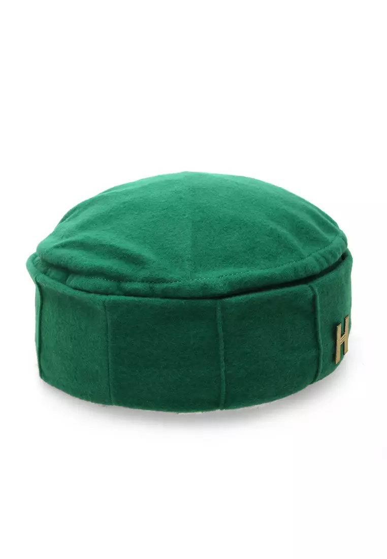 Kai Topi Peci Polos Pria Simple Design Material Plece ORIGINAL - Green