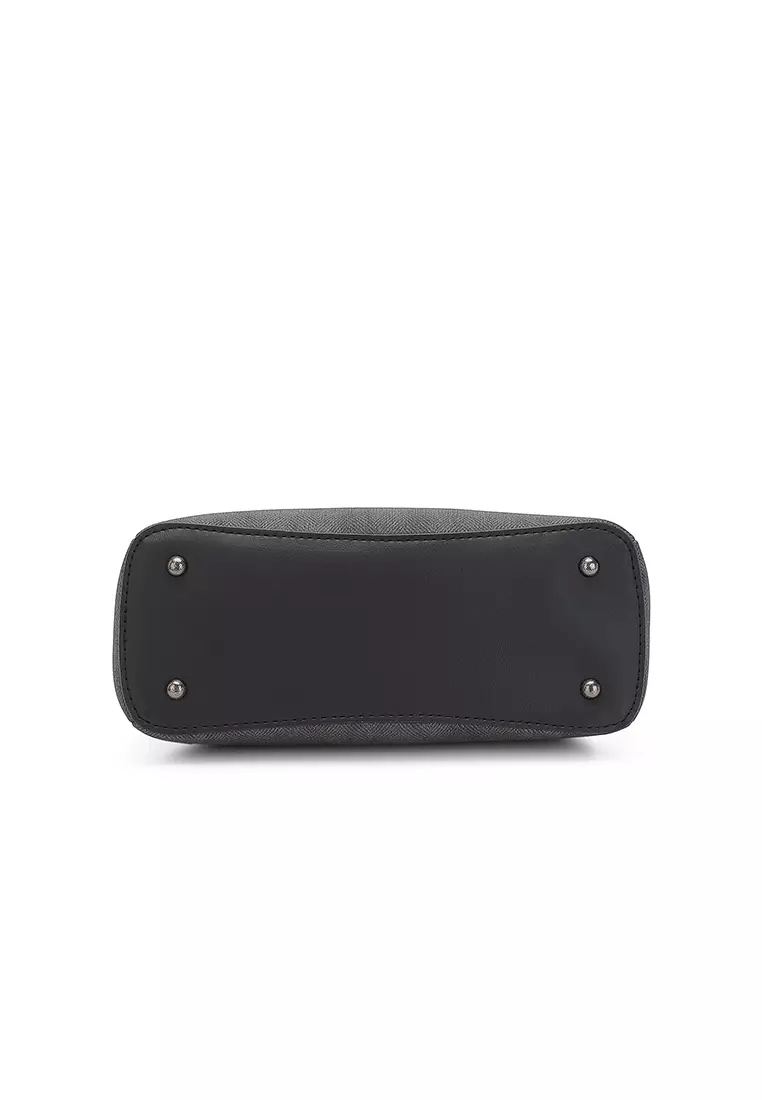 Women's Top Handle Bag / Sling Bag / Crossbody Bag / Shoulder Bag (Tas Tangan Wanita / Tas Selempang Wanita / Tas Bahu Wanita) - Hitam