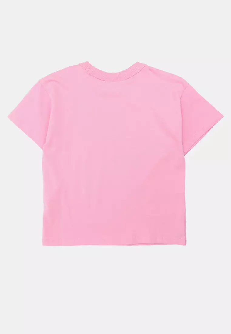 License Drop Shoulder Short Sleeves Tee