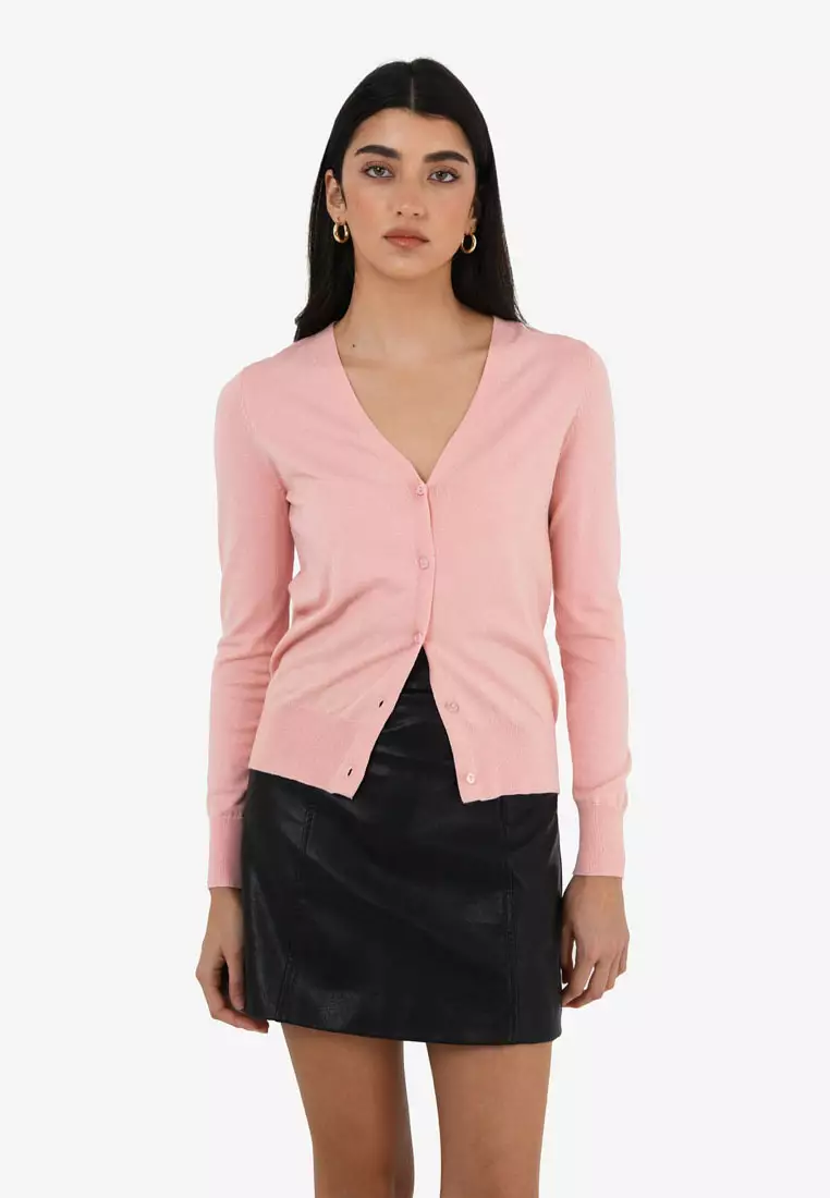 Nicolette V-Neck Knit Cardigan