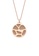 Les Georgettes by Altesse Les Georgettes Girafe Rose Gold 16mm Necklace with Nude & Aquatic leather 02993AC17A20DFGS_1