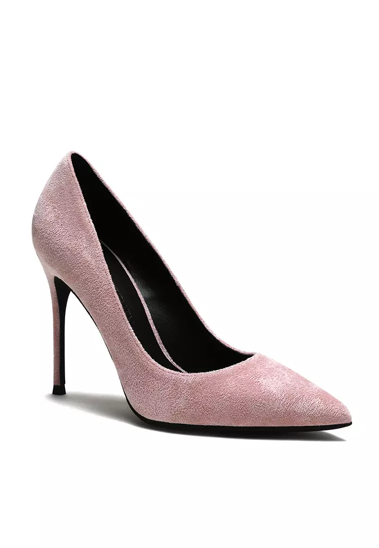 10CM Uniform Pointed High Heel Shoes HZL212