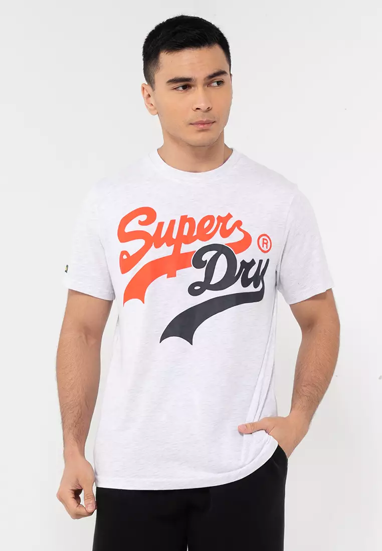 Superdry classic college script tee 2024 buy superdry online zalora