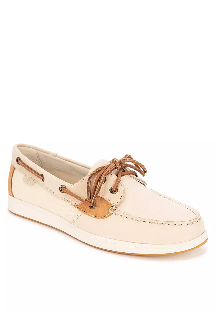 Discount on Sperry  shoes - SKU: Coastfish Textured Leather Boat Shoes