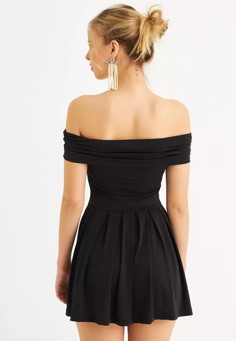 Madonna Collar Mini Dress