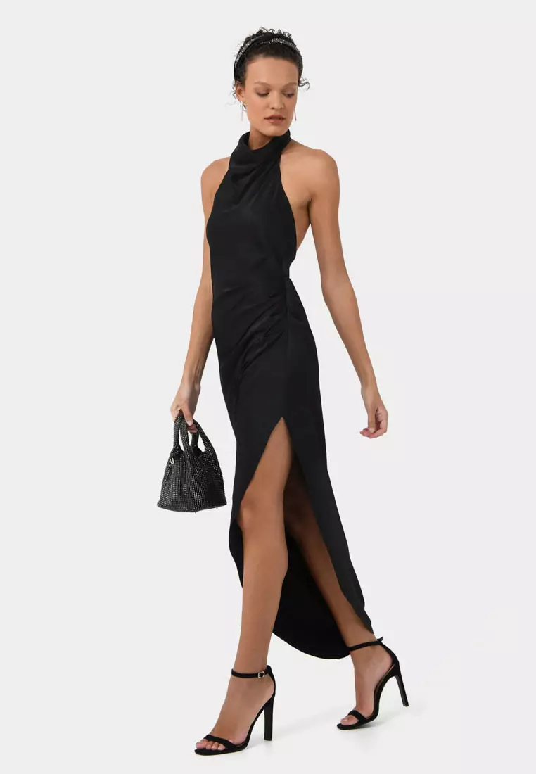 Sydney Backless Draped Dress