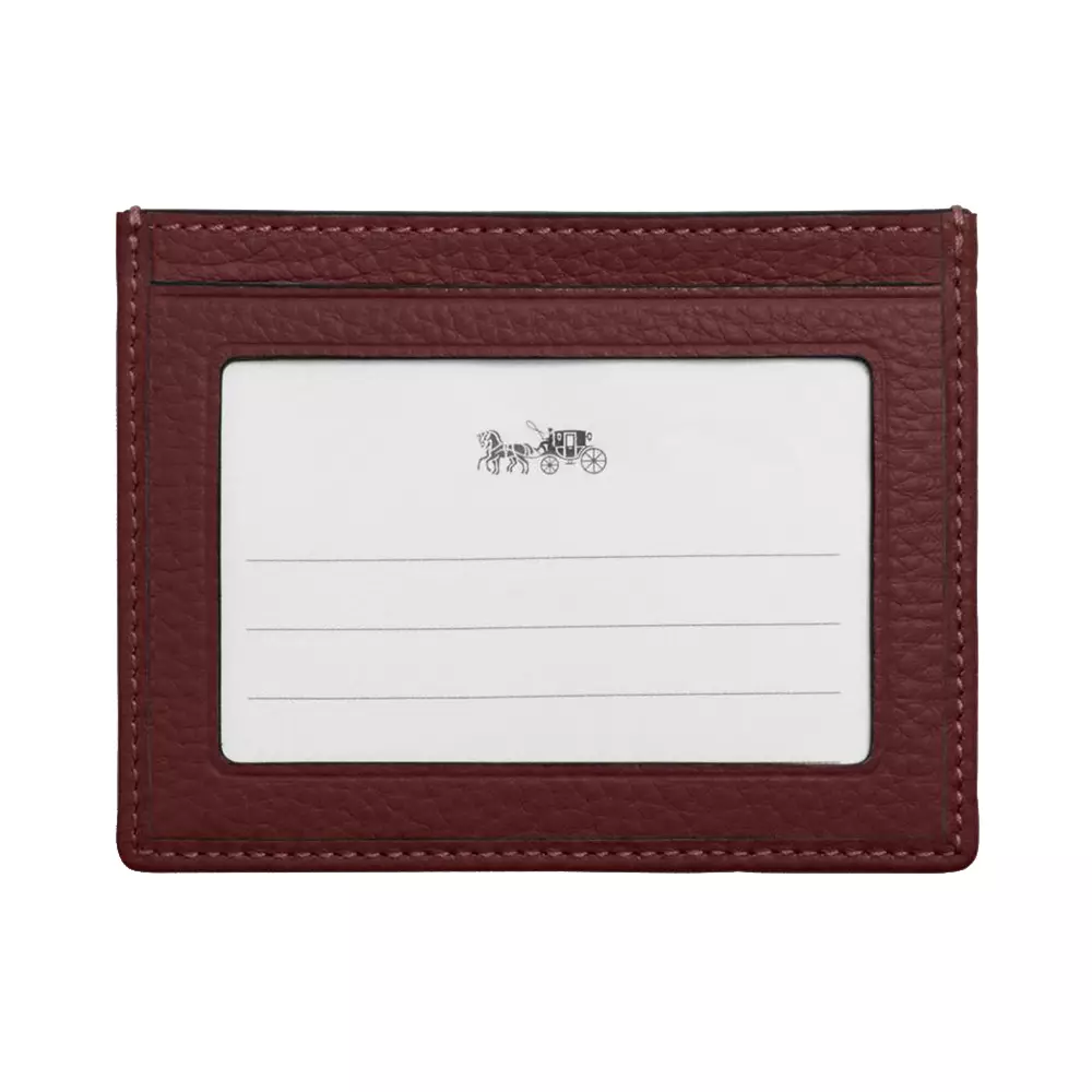 Jual Coach Coach Slim ID Card Case In Signature Chambray Wine Original 2024 ZALORA Indonesia