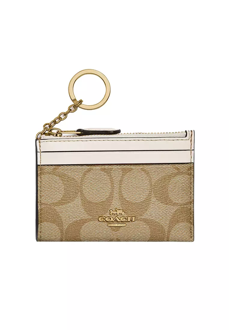 COACH MINI SKINNY ID CASE IN online SIGNATURE CANVAS 88208 IMRFF