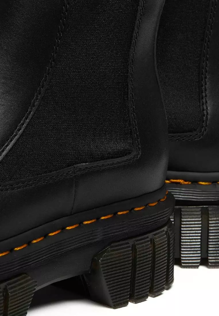 AUDRICK NAPPA LEATHER PLATFORM CHELSEA BOOTS