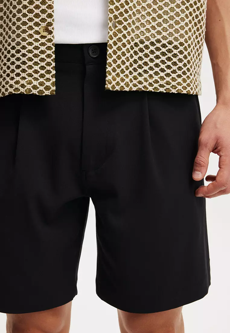 Pleated Shorts