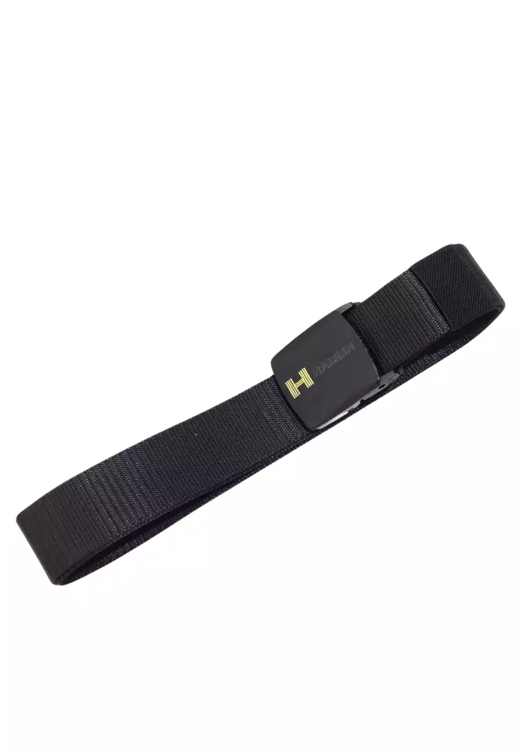 Jhoseph Belt Pria Anti Xray Plastik Automatic Buckle Material Kanvas ORIGINAL - Black