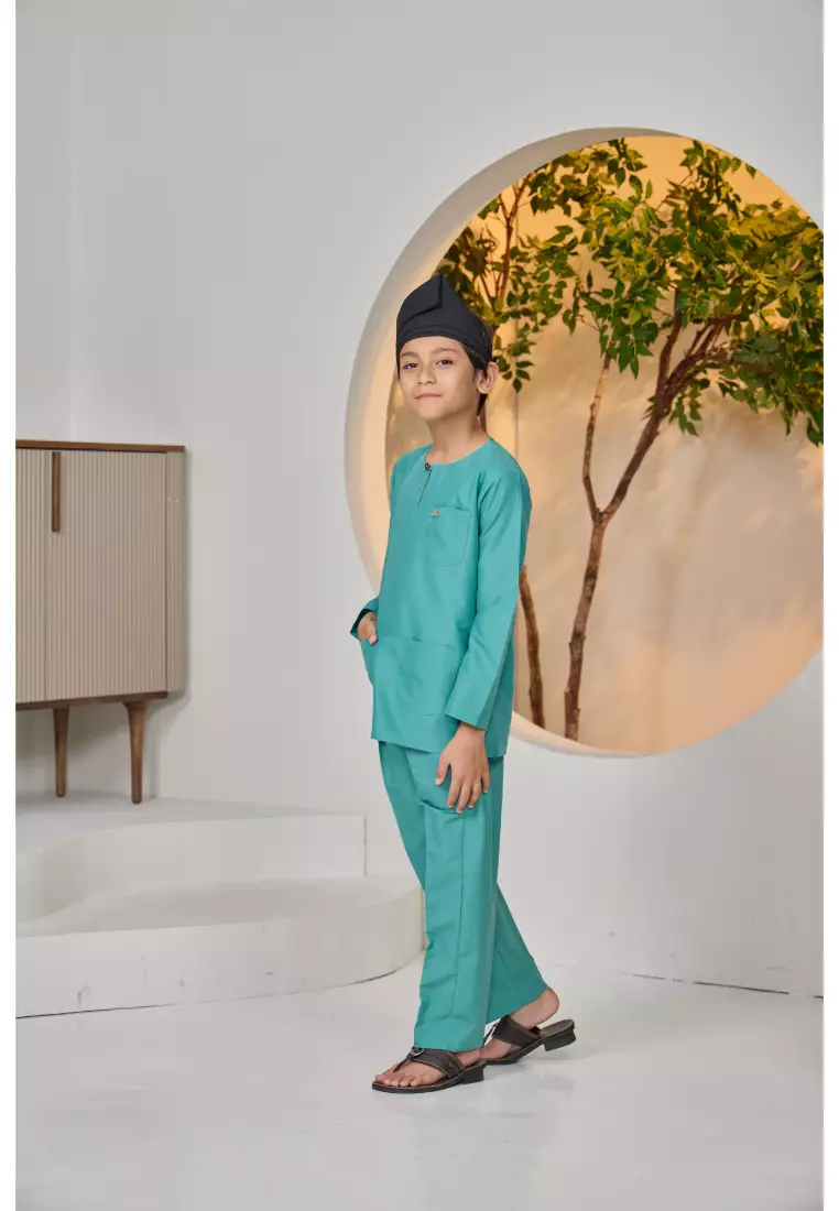 Baju Melayu Moden Teluk Belanga For Kids