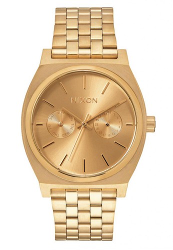 NIXON Time Teller Deluxe All Gold Jam Tangan Pria A922502 - Stainless Steel - Gold