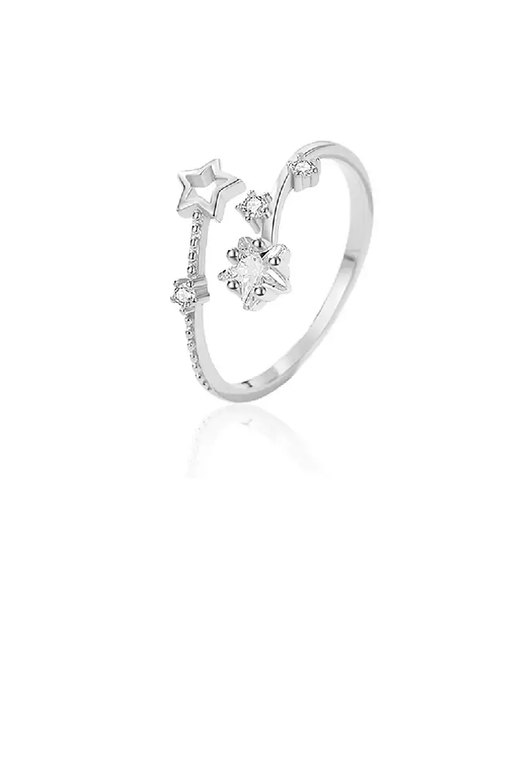 Cute simple silver clearance rings