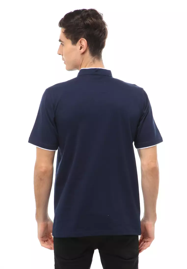 Jack Atasan Formal Pria T-Shirt Kaos Polo Kerah Sanghai Short Sleeve Material Cotton ORIGINAL