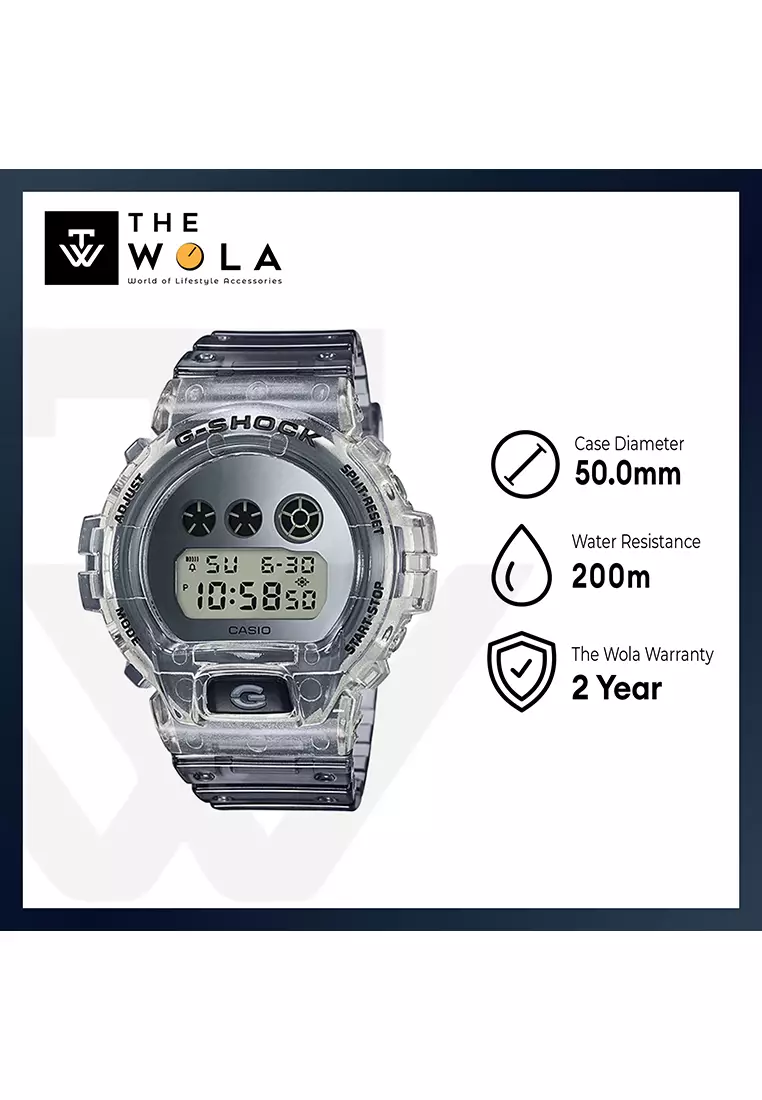 Casio g shock on sale dw 6900 st steel