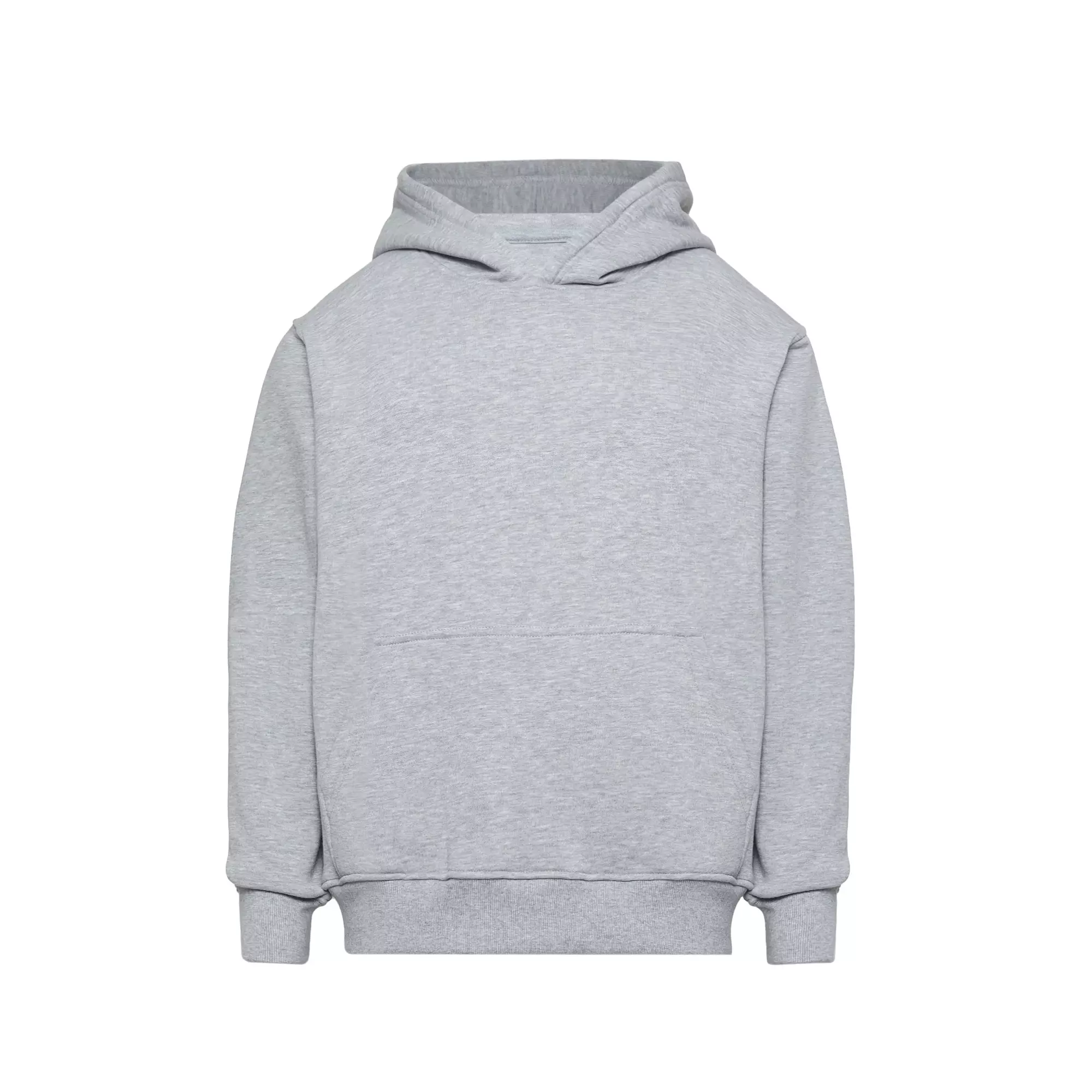 Cotton Well Cozzie Hoodie Sweatshirt with Hidden Pocket Grey | Jaket Pullover Fleece dengan Kantong Tersembunyi Abu