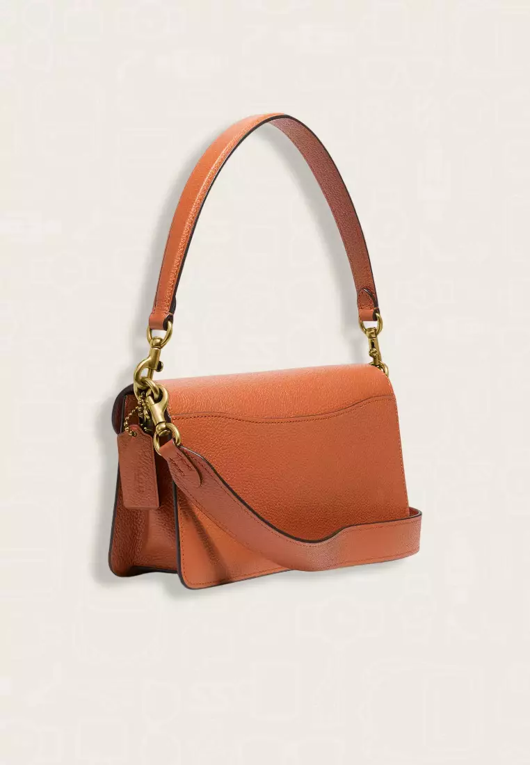 Coach Tabby Shoulder Bag 26 In Colorblock Taffy Orange Multi