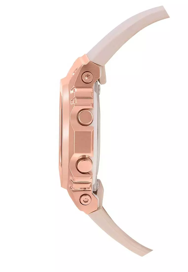 Casio G-SHOCK Jam Tangan Pria - Light Pink Rosegold - Resin - GM-S5600PG-4DR