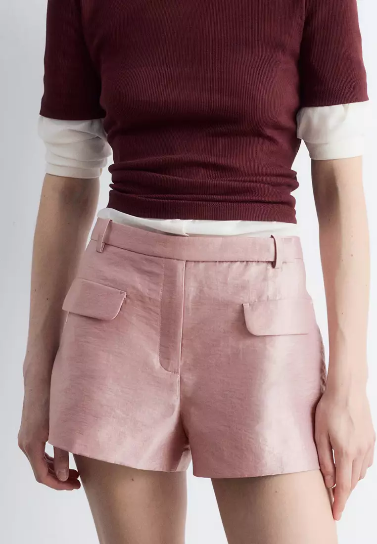 Satin Mini Shorts