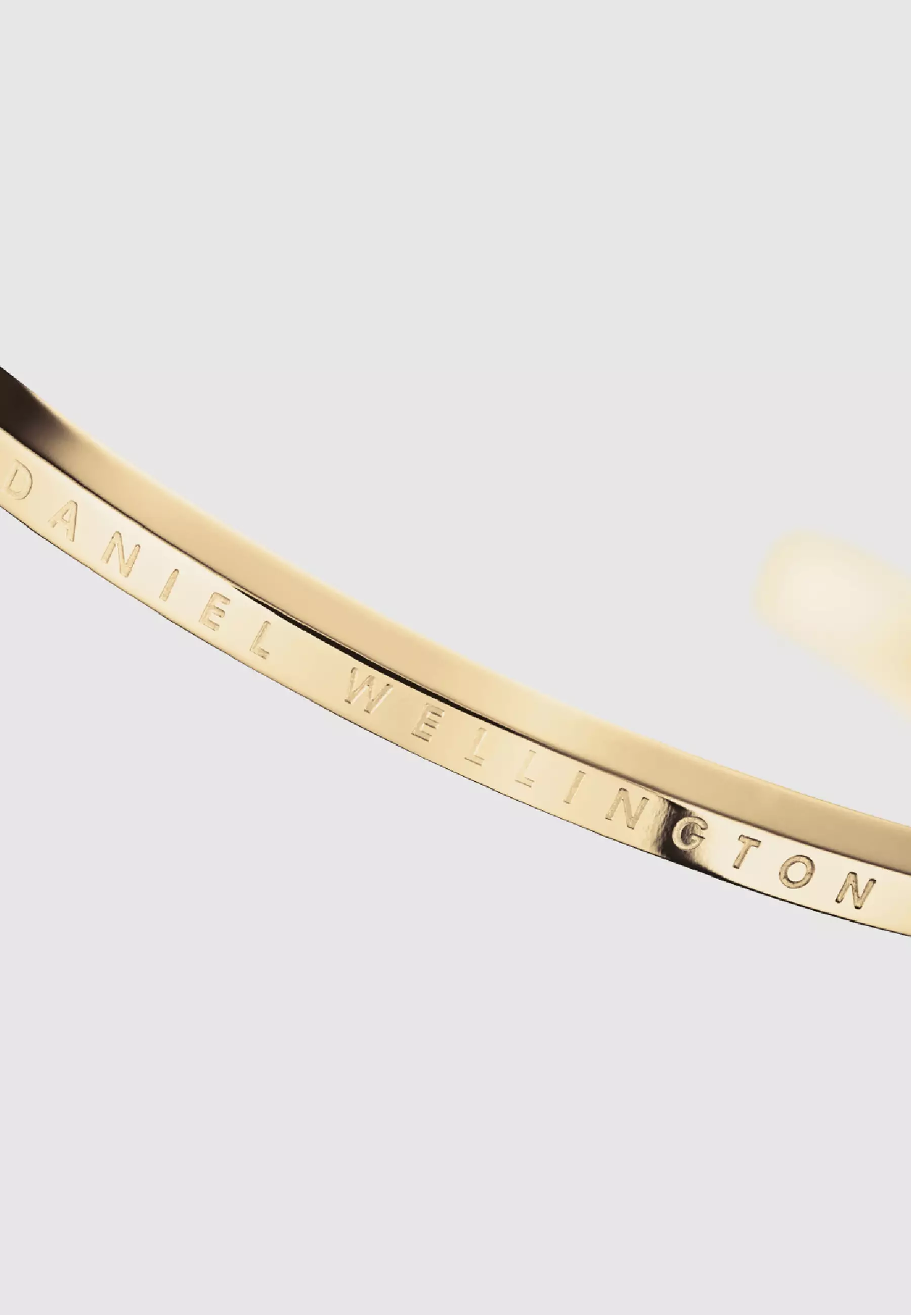 Classic Bracelet Gold Small - 丹尼爾惠靈頓 DW OFFICIAL - 不鏽鋼 Stainless steel Enamel cuff bracelet for women and men男女手鐲
