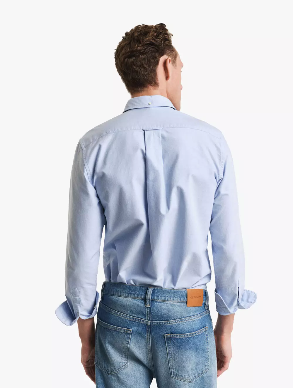 GANT - Pakaian Pria - Reg Oxford Shirt - Light Blue