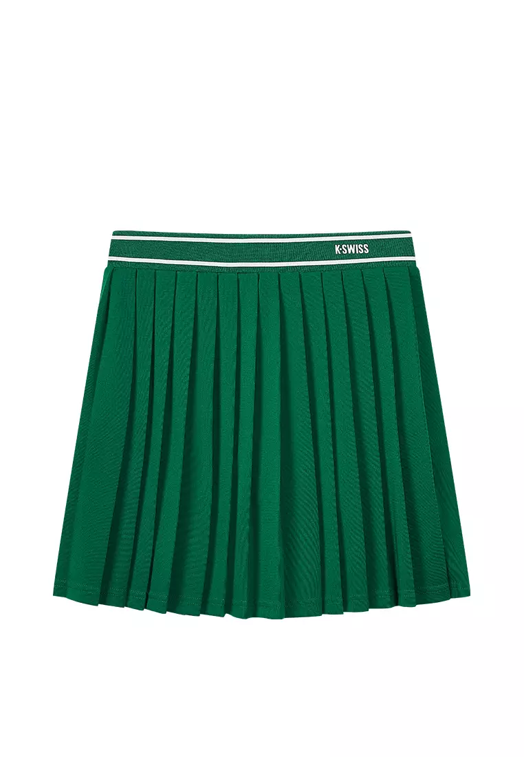 女裝 K-SWISS LOGO 百褶網球短裙