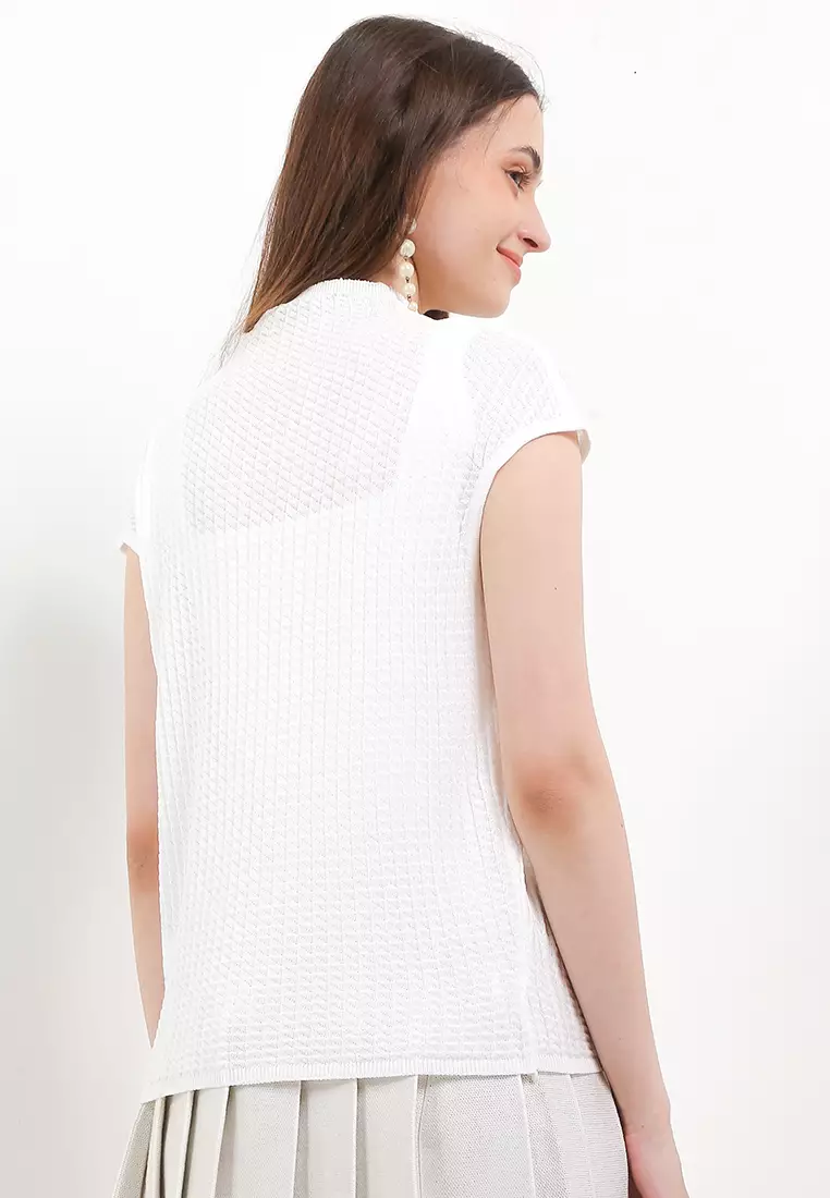 Textured Knit Blouse