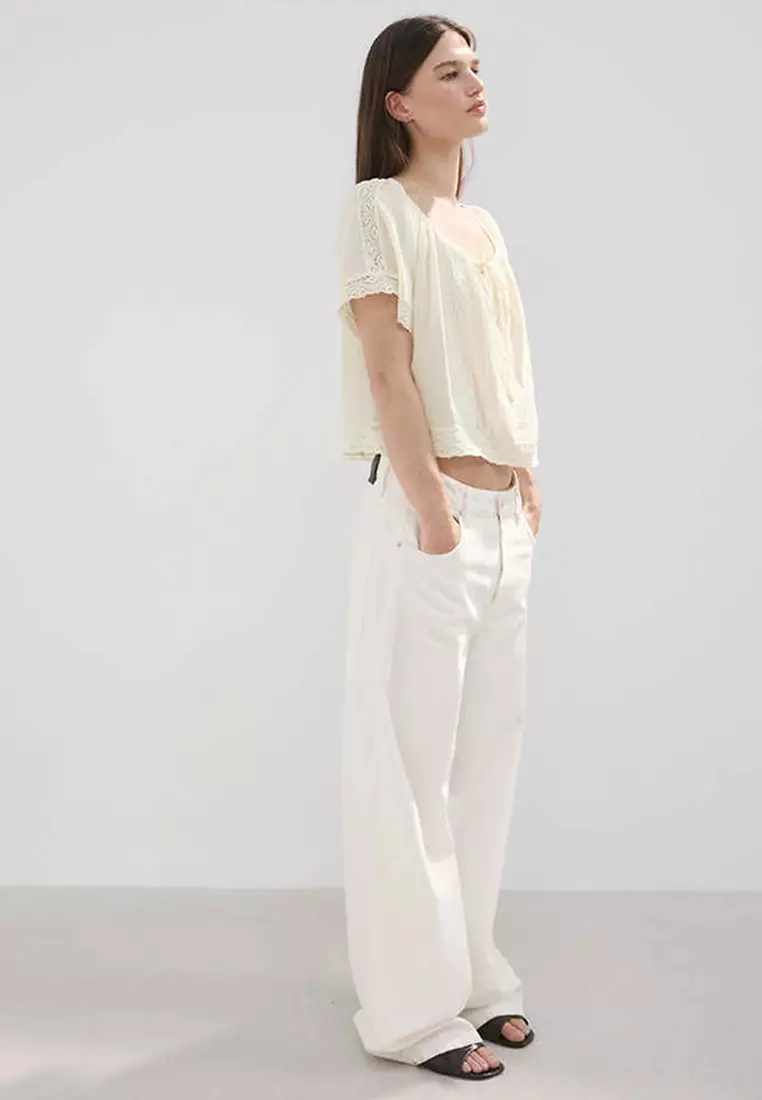Cotton Lace Blouse