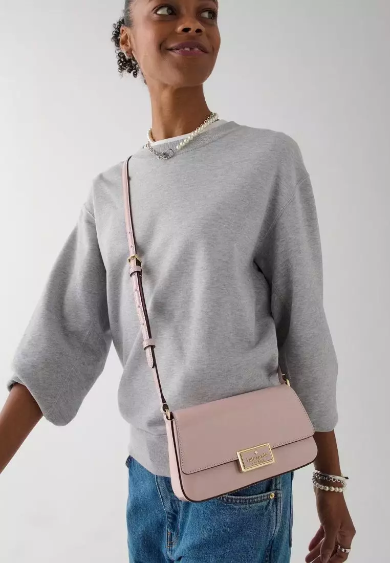 Reegan Patent Mini Flap Crossbody Tutu Pink