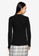 LOWRYS FARM black Ribbed Knit Pullover Sweater C721CAA56BA297GS_2