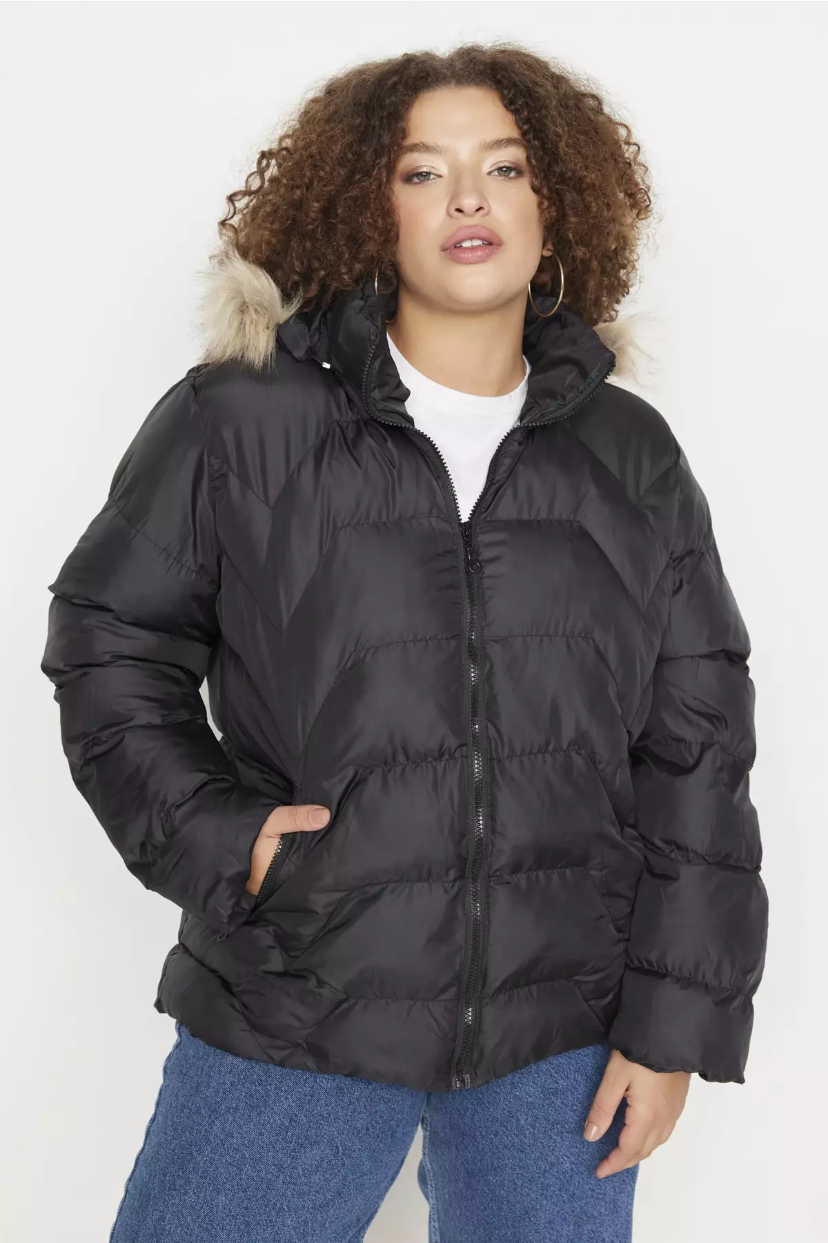 Puffer jacket clearance plus sizes